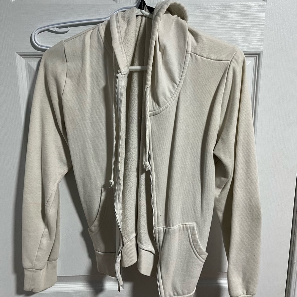 Streetwear Society Cream Leather Jacket